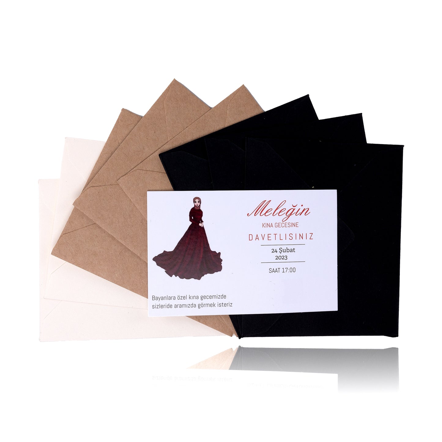 Einladungskarten für besondere Ereignisse | Hochzeit | Hennaabend | Standesamt | Trauung