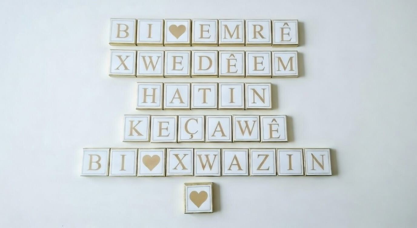 Kurdische Verlobungsschokolade Bixwazi Nisan Deko Goldene Aufkleber Traditionelle Brautwerbung Kurdische Hochzeitsdeko