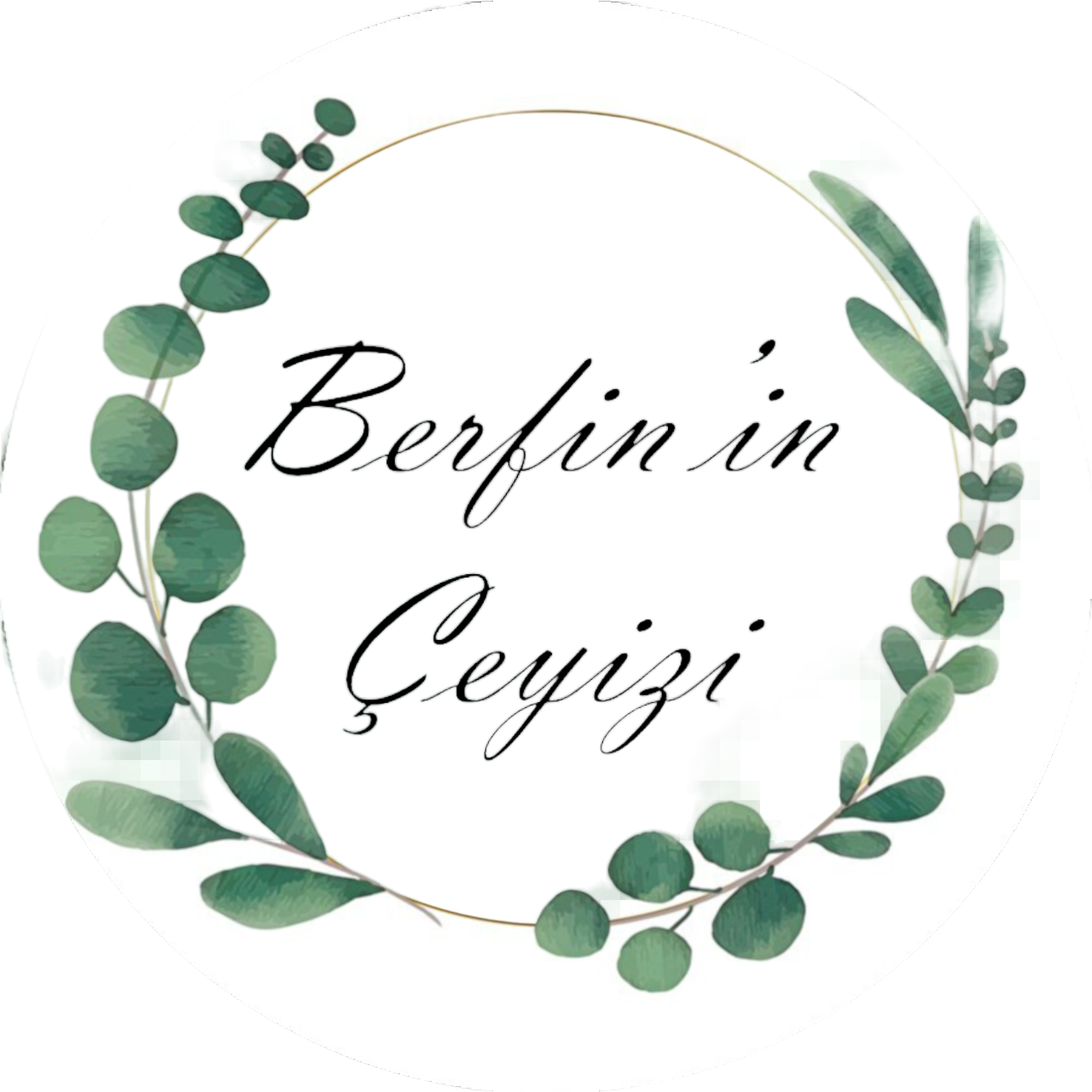 Çeyiz Aufkleber DIN A4 30 x 21 cm | Damat und Gelin Bohca 12