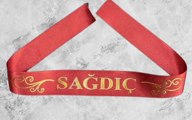 Trauzeuge Sağdıç Band für Ärmel – Elegantes Accessoire in Rot, Türkis und Bordeaux für den besonderen Tag