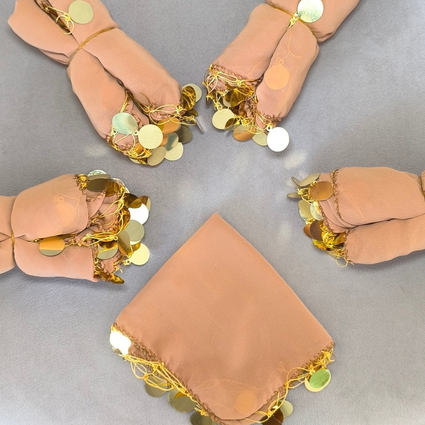 10x Halay Mendili groß 20x20 cm Tanztücher Dügün Hochzeit Verlobung Kina Mendil (Kopie)