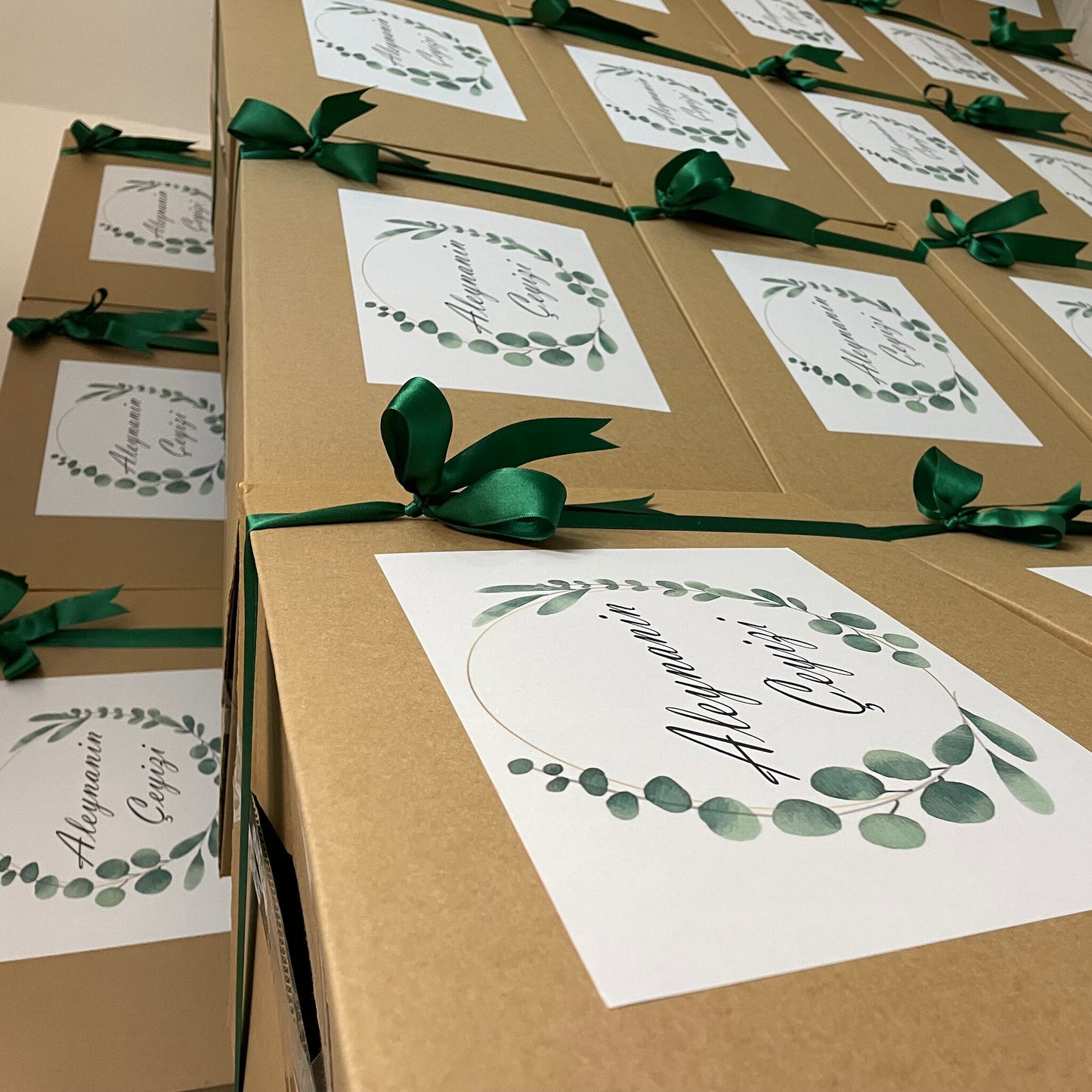 Çeyiz Aufkleber DIN A4 30 x 21 cm | Damat und Gelin Bohca 12